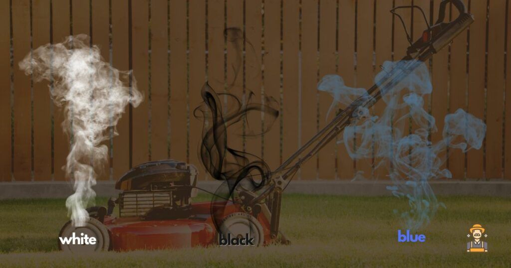 Why Is My Lawn Mower Smoking: Identifying the Type of Smoke