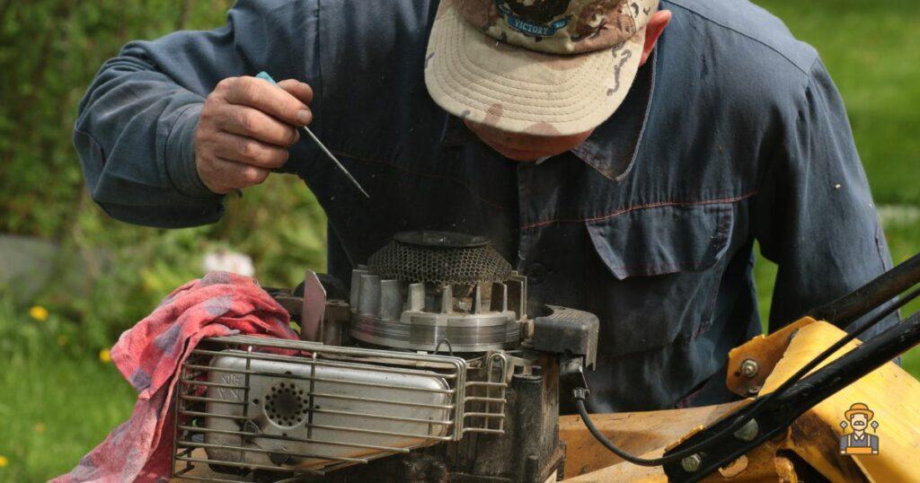 How to Sharpen Lawn Mower Blades Without Removing: Inspect and Clean the Carburetor